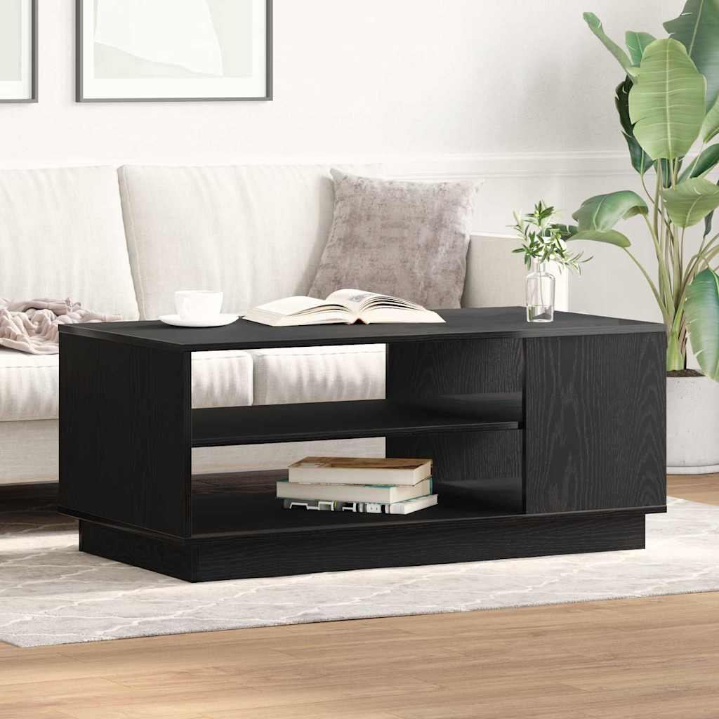 Kava Stol Crni hrast 102 x 55 x 43 cm Konstruirano drvo
