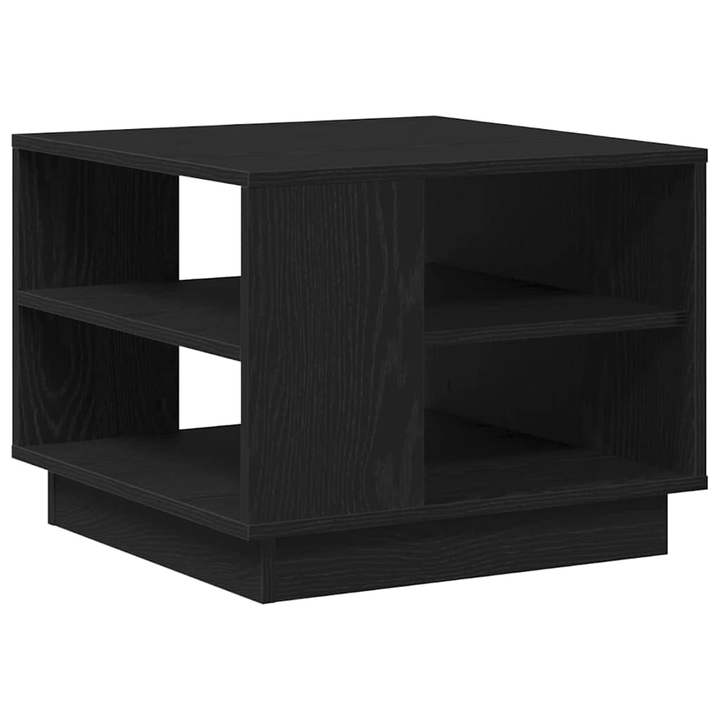 Kava Stol Crni hrast 55 x 55 x 42 cm Konstruirano drvo