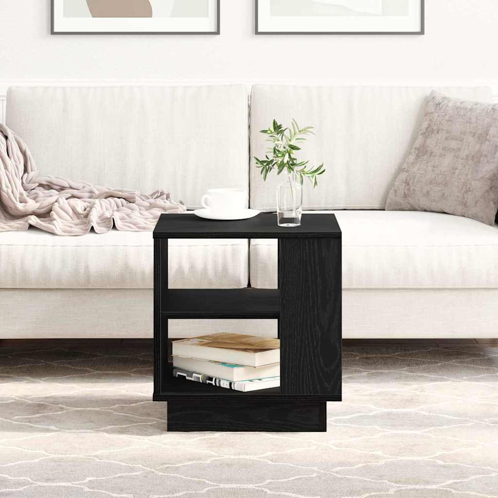 Kava Stol Crni hrast 40 x 40 x 43 cm Konstruirano drvo