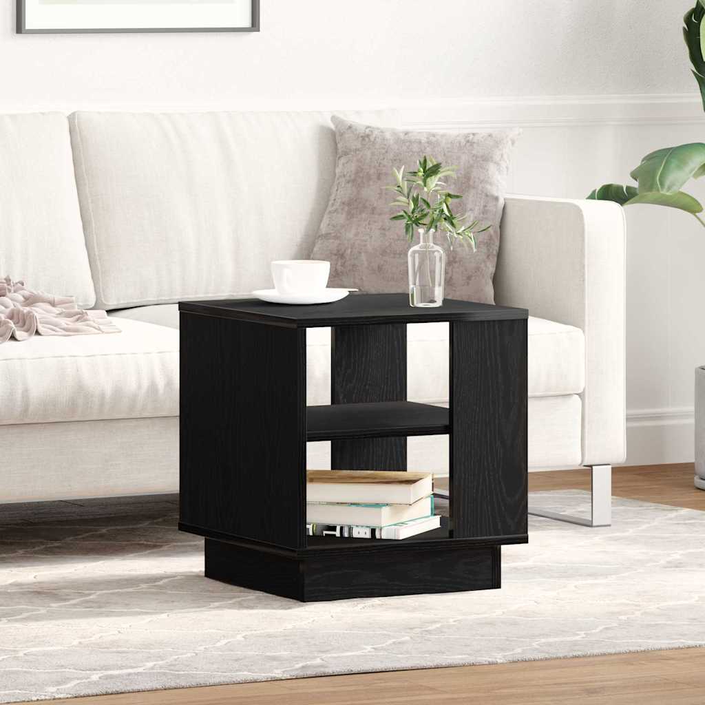 Kava Stol Crni hrast 40 x 40 x 43 cm Konstruirano drvo
