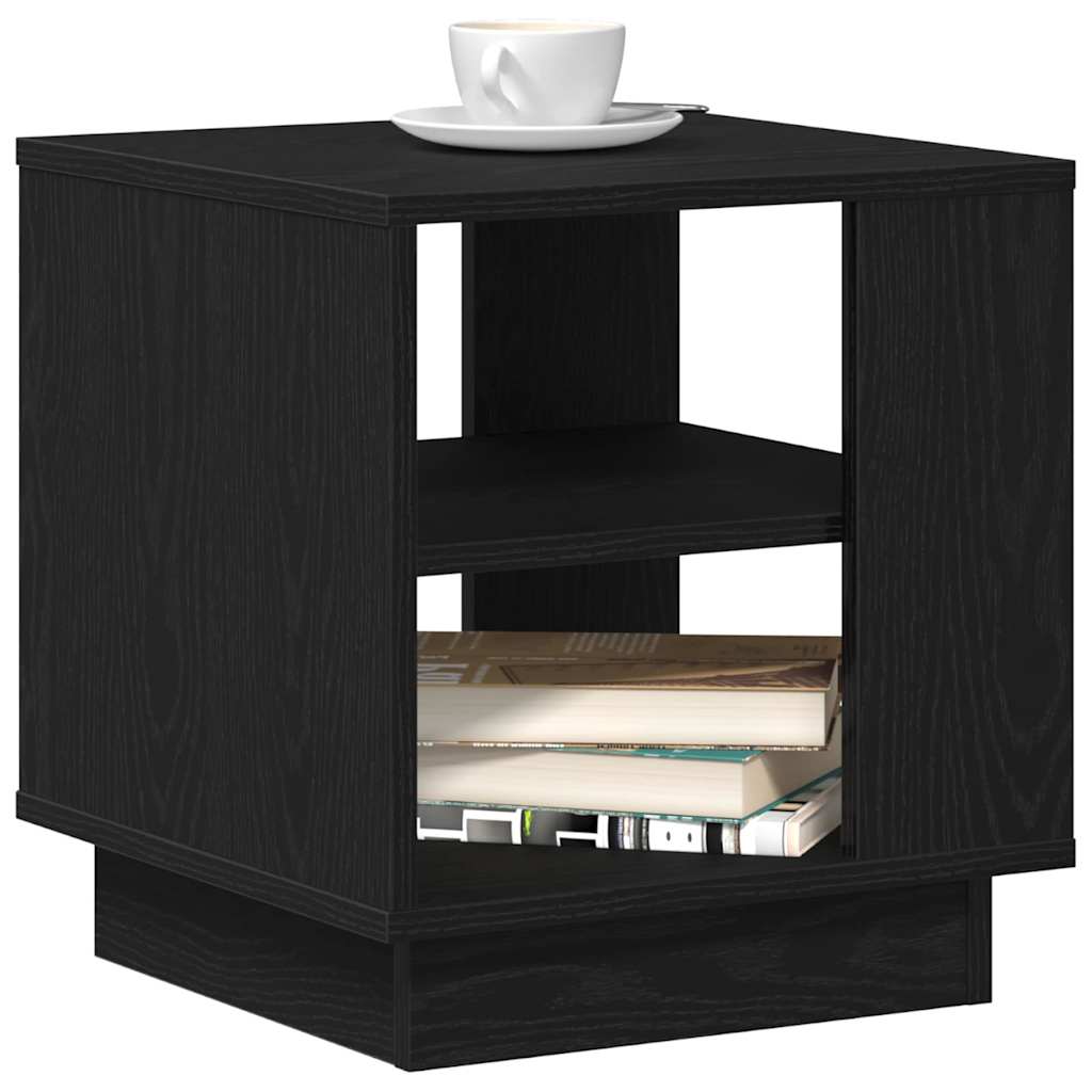 Kava Stol Crni hrast 40 x 40 x 43 cm Konstruirano drvo