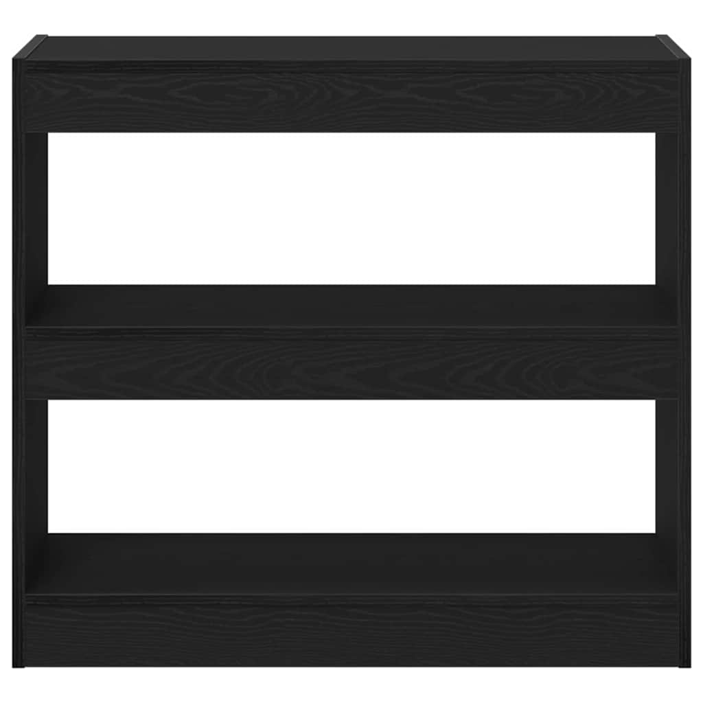 Ormarić za knjige 2 pcs Crni hrast 80 x 30 x 72 cm