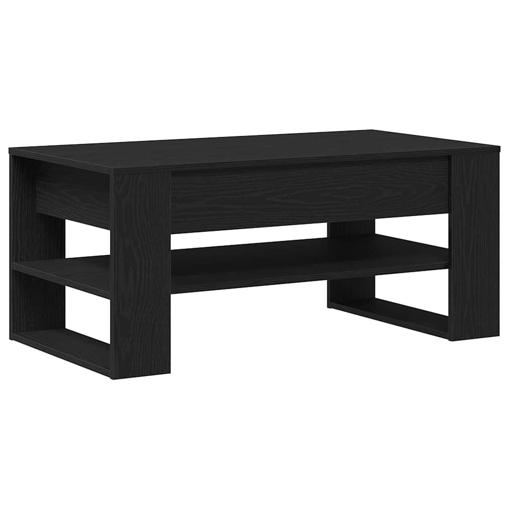 Kava Stol Crni hrast 102 x 55 x 45 cm Konstruirano drvo