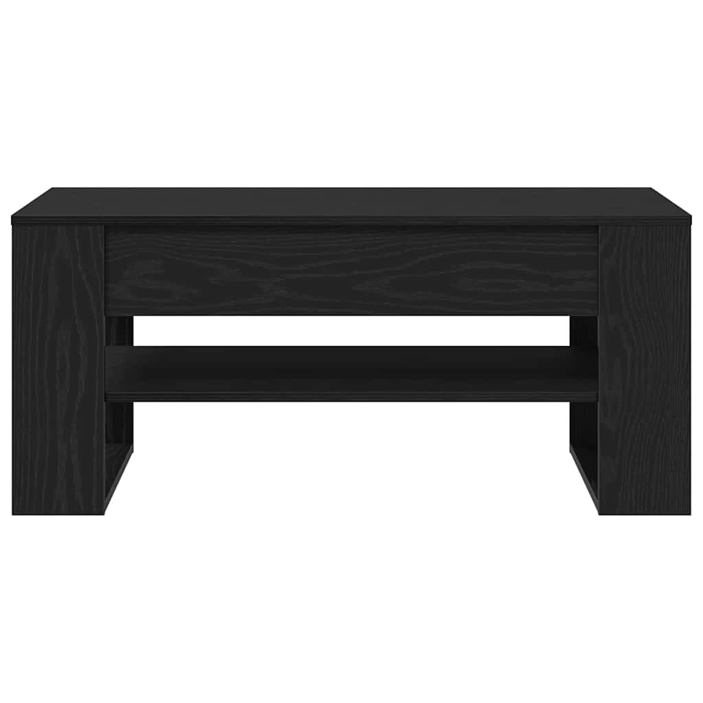 Kava Stol Crni hrast 102 x 55 x 45 cm Konstruirano drvo