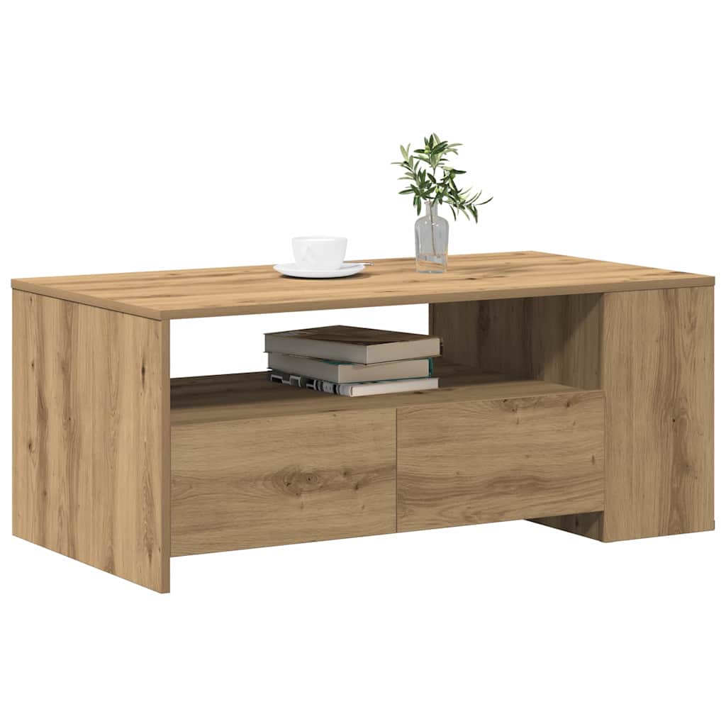 Kava Stol Umjetnički hrast 102 x 55 x 43,5 cm Konstruirano drvo