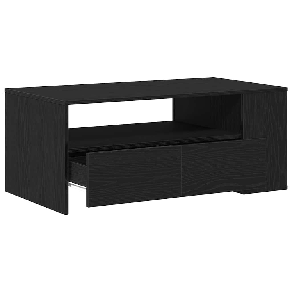 Kava Stol Crni hrast 102 x 55 x 43,5 cm Konstruirano drvo