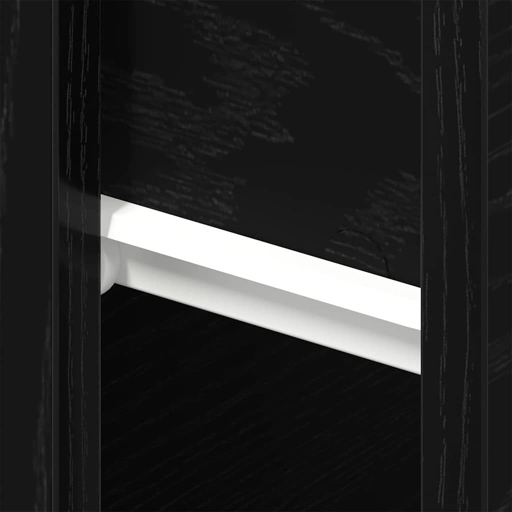 Noćni ormar Crni hrast 46 x 30 x 30 cm Konstruirano drvo