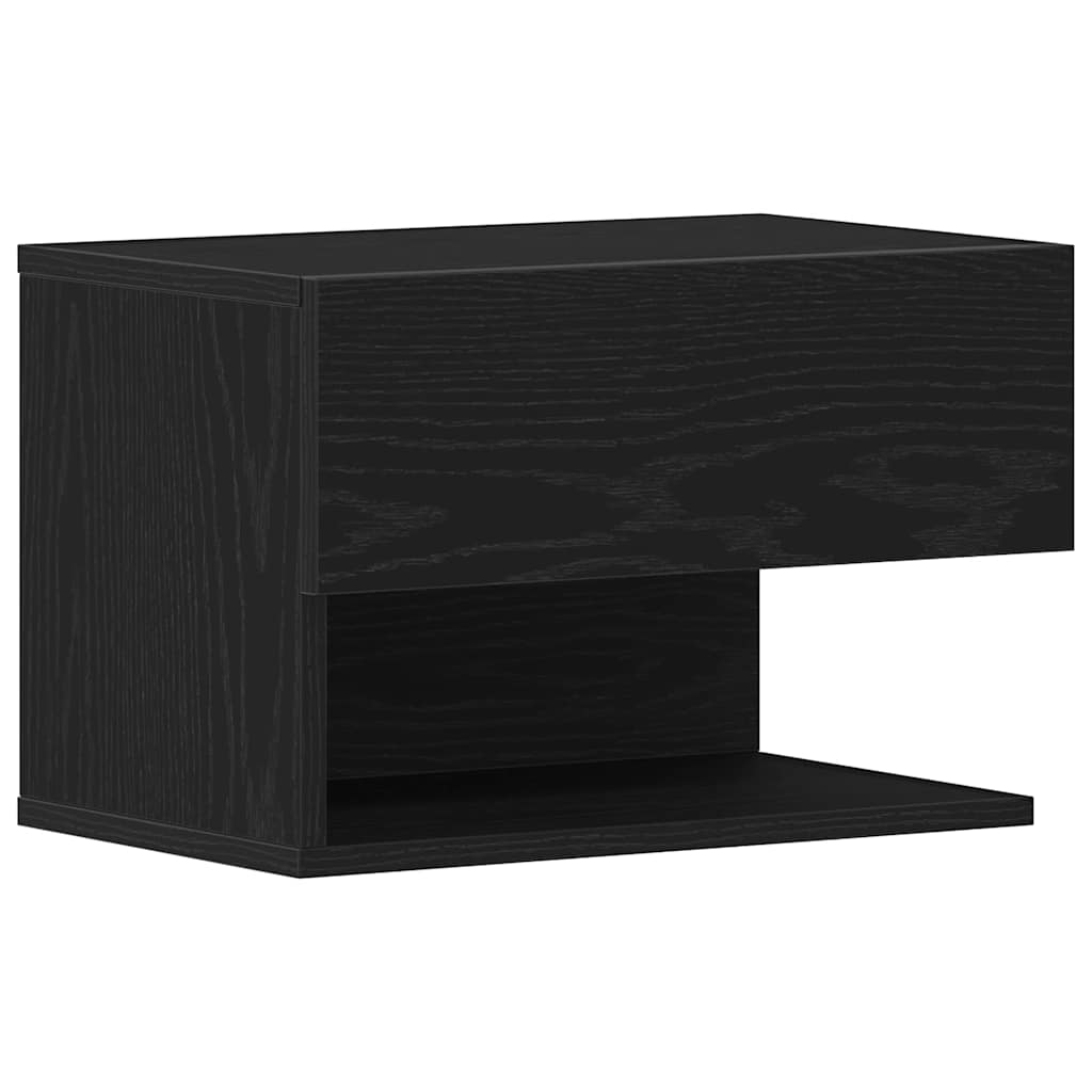 Noćni ormar Crni hrast 46 x 30 x 30 cm Konstruirano drvo