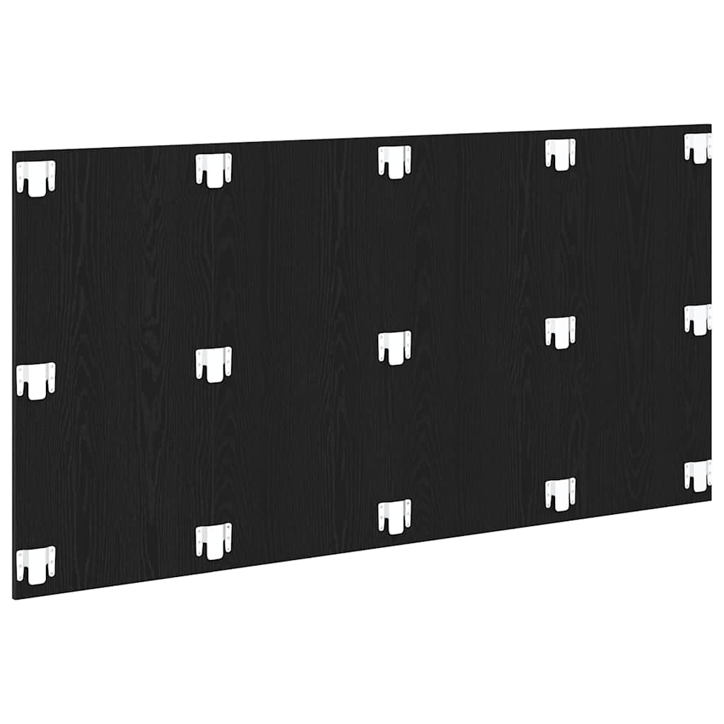 Uzglavlje za krevet Zidne Crni hrast 160 x 1.5 x 80.5 cm