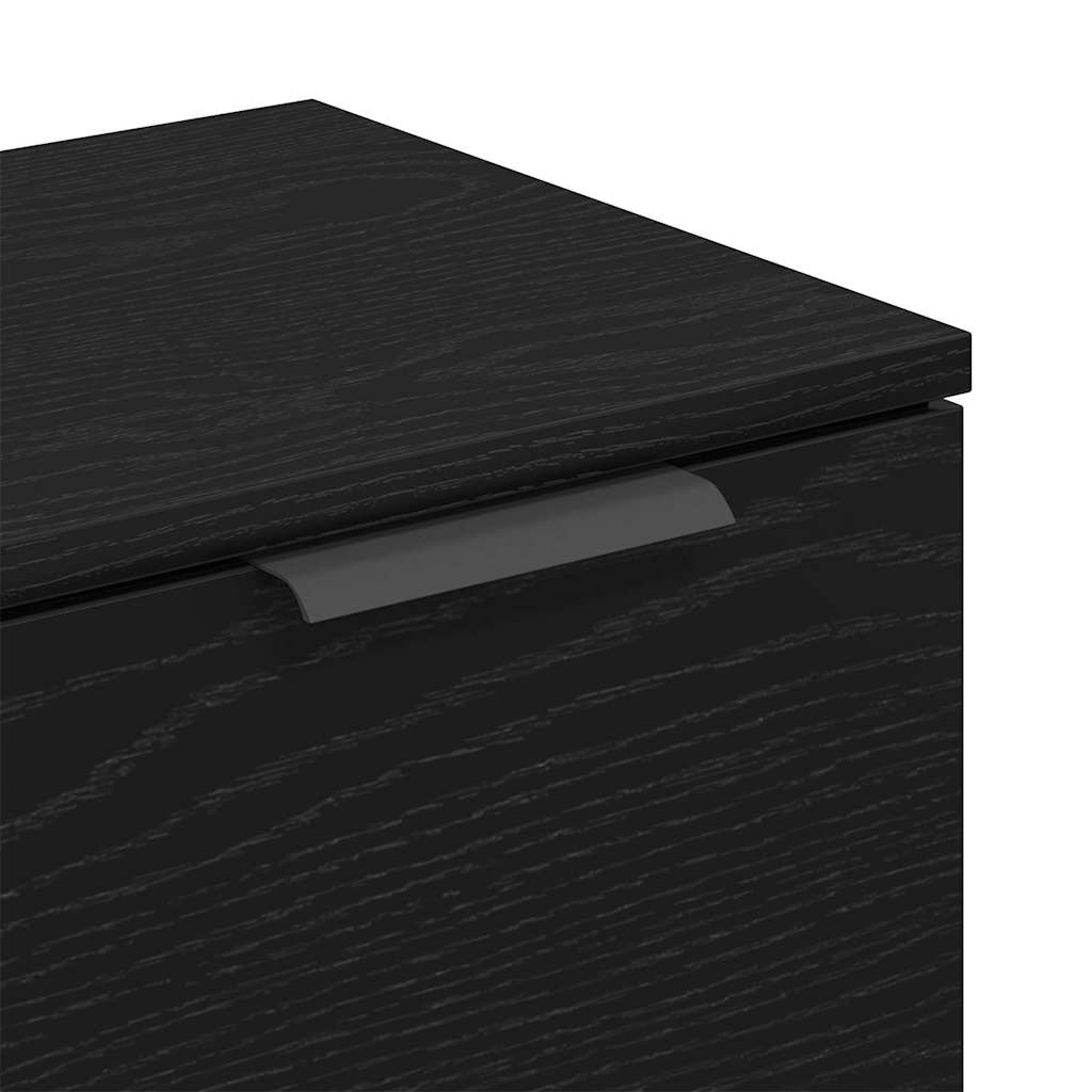 Kreveta s ladicama Crni hrast 60 x 30 x 70 cm Konstruirano drvo