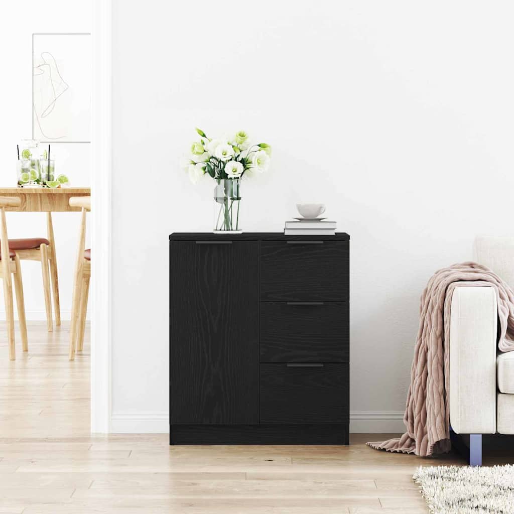 Kreveta s ladicama Crni hrast 60 x 30 x 70 cm Konstruirano drvo