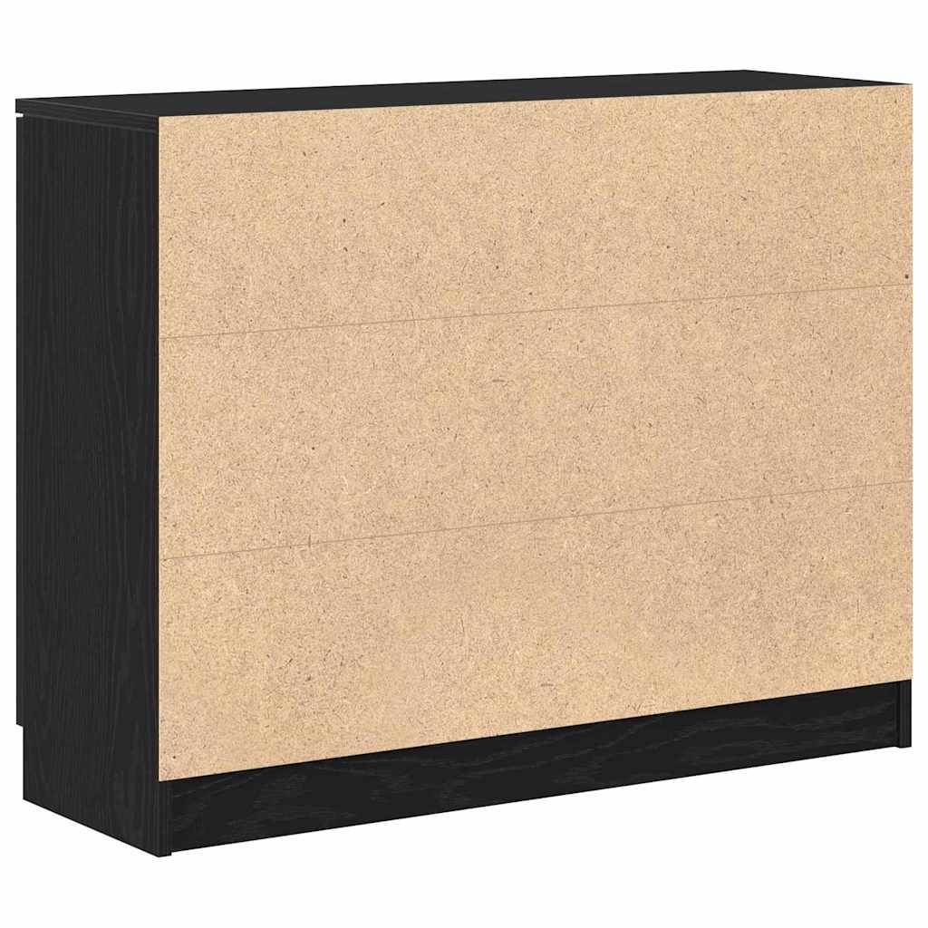 Kreveta Crni hrast 90,5 x 30 x 70 cm Konstruirano drvo