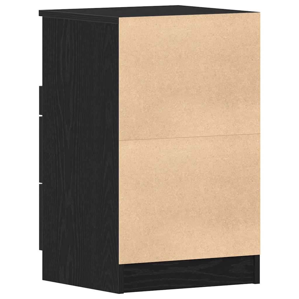 Noćni ormar Crni hrast 40 x 35 x 65 cm Konstruirano drvo