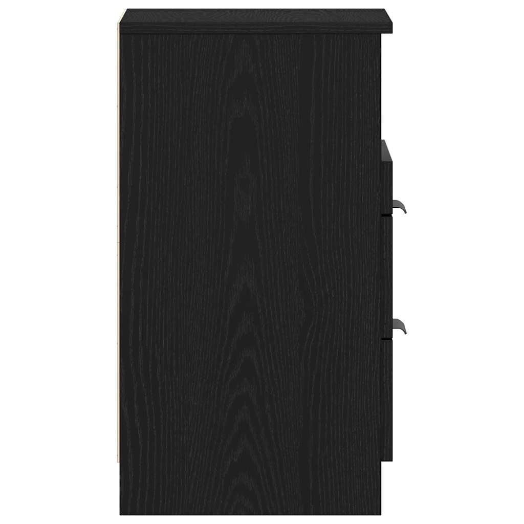 Noćni ormar Crni hrast 40 x 35 x 65 cm Konstruirano drvo