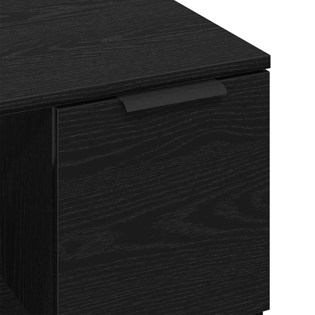 Kava Stol Crni hrast 50 x 50 x 36 cm Konstruirano drvo
