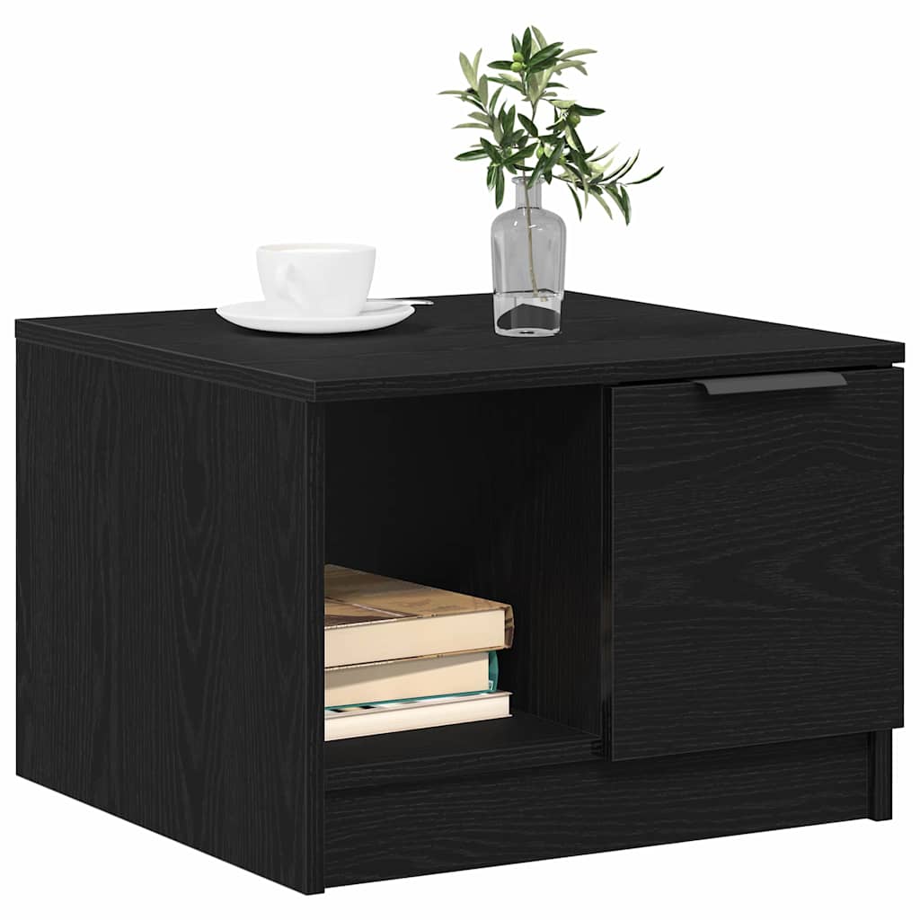 Kava Stol Crni hrast 50 x 50 x 36 cm Konstruirano drvo