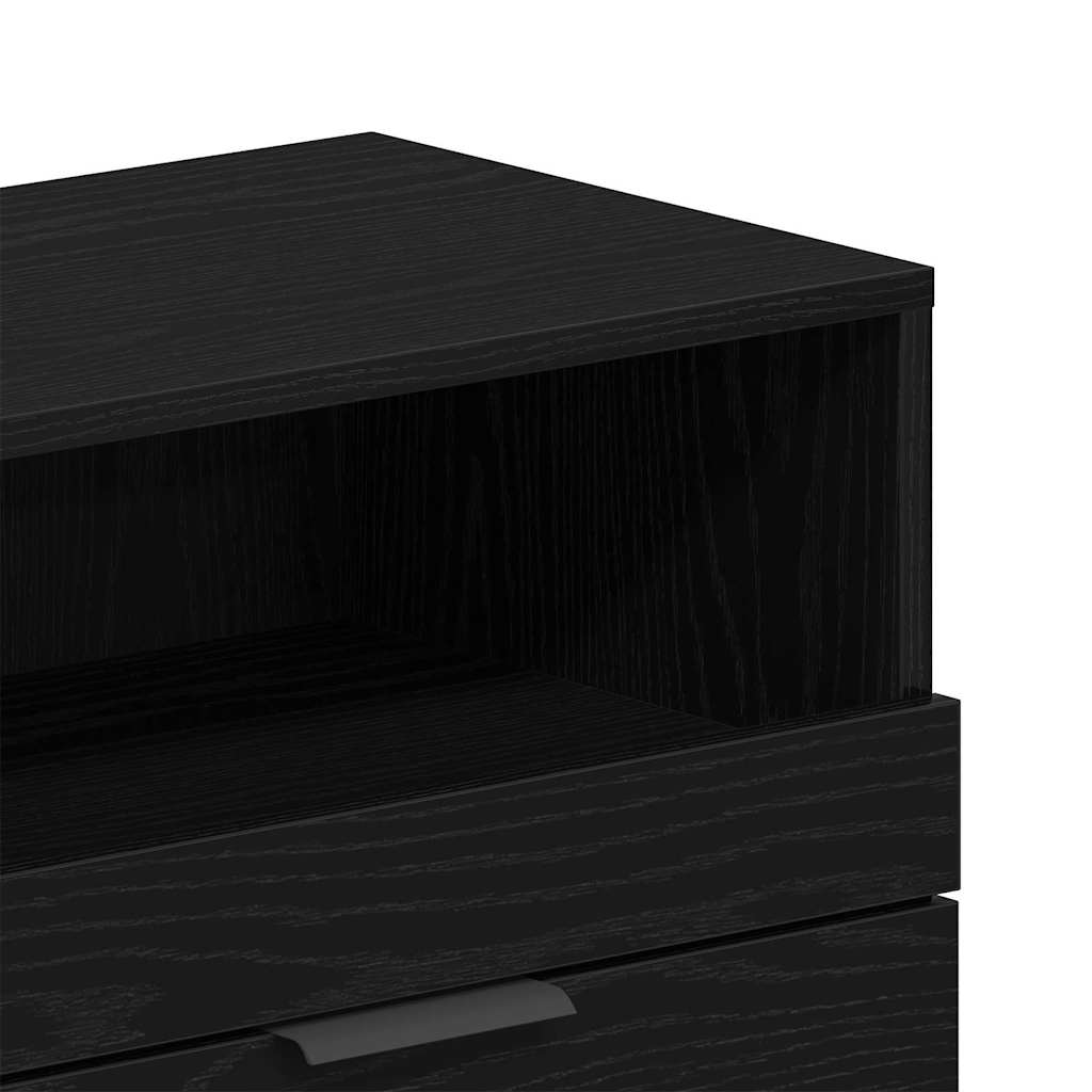 TV ormar Crni hrast 150 x 33,5 x 45 cm Konstruirano drvo