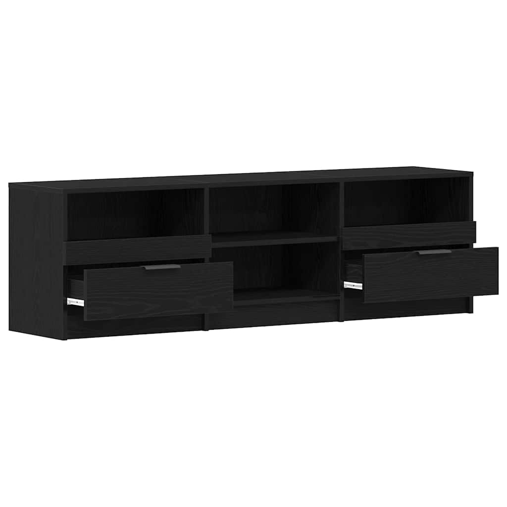 TV ormar Crni hrast 150 x 33,5 x 45 cm Konstruirano drvo