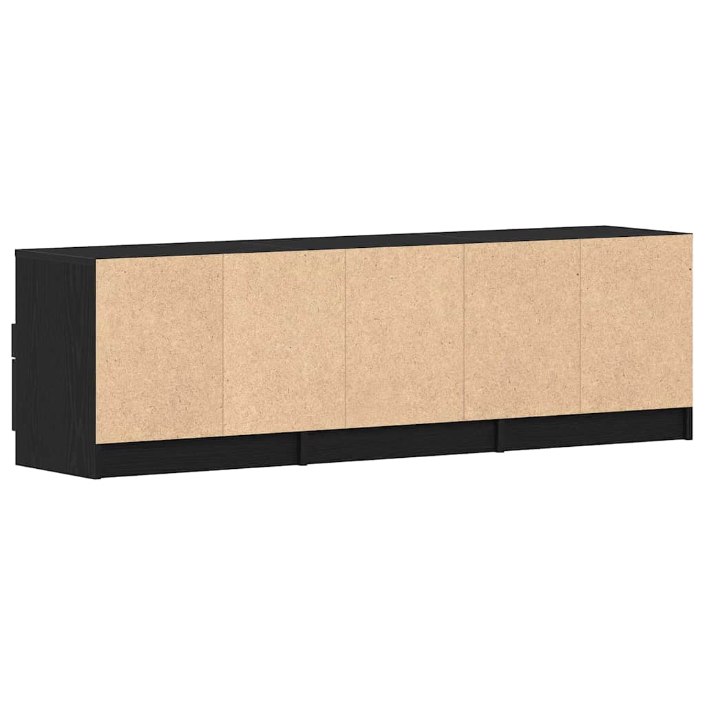 TV ormar Crni hrast 150 x 33,5 x 45 cm Konstruirano drvo
