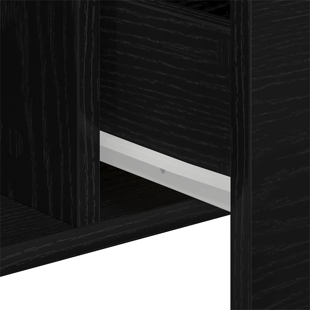 Kreveta Crni hrast 100 x 36 x 60 cm Konstruirano drvo