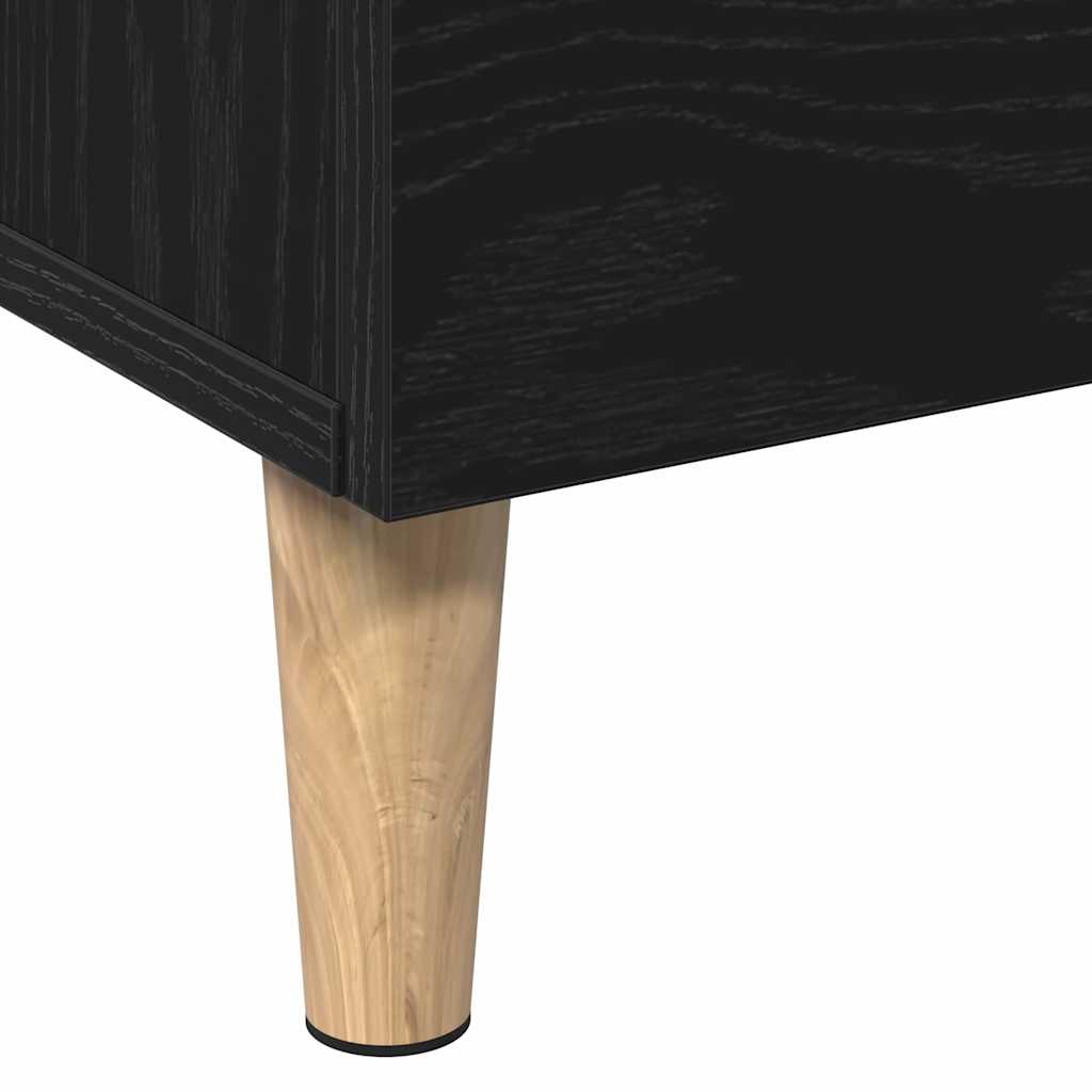 Highboard Crni hrast 70 x 31 x 115 cm Konstruirano drvo