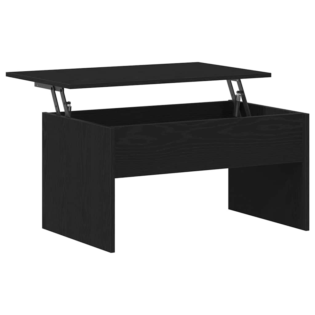 Kava Stol Crni hrast 80 x 50,5 x 41,5 cm Konstruirano drvo