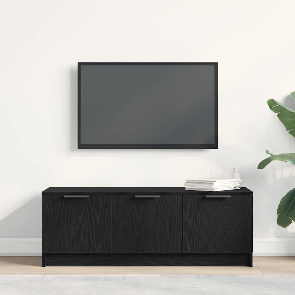 TV ormar Crni hrast 102 x 35 x 36,5 cm Konstruirano drvo