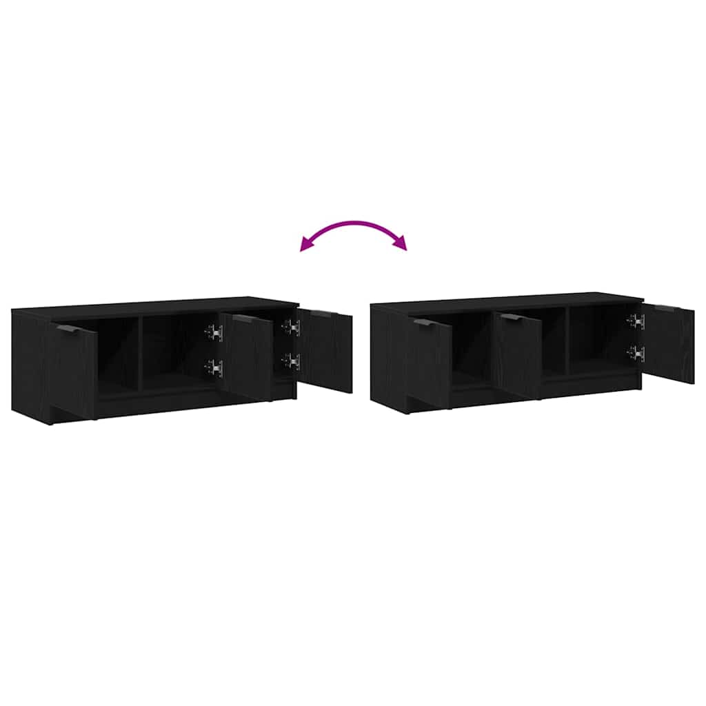 TV ormar Crni hrast 102 x 35 x 36,5 cm Konstruirano drvo
