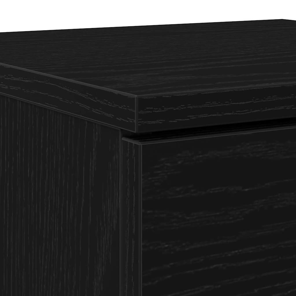 Kreveta s ladicama Crni hrast 30 x 30 x 70 cm Konstruirano drvo