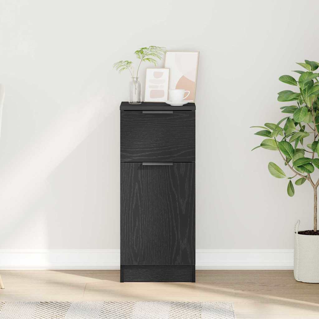 Kreveta s ladicama Crni hrast 30 x 30 x 70 cm Konstruirano drvo