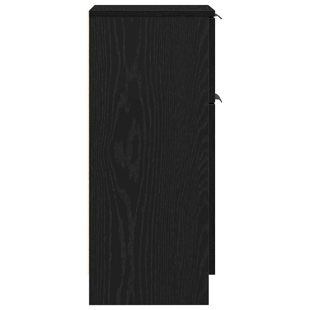 Kreveta s ladicama Crni hrast 30 x 30 x 70 cm Konstruirano drvo