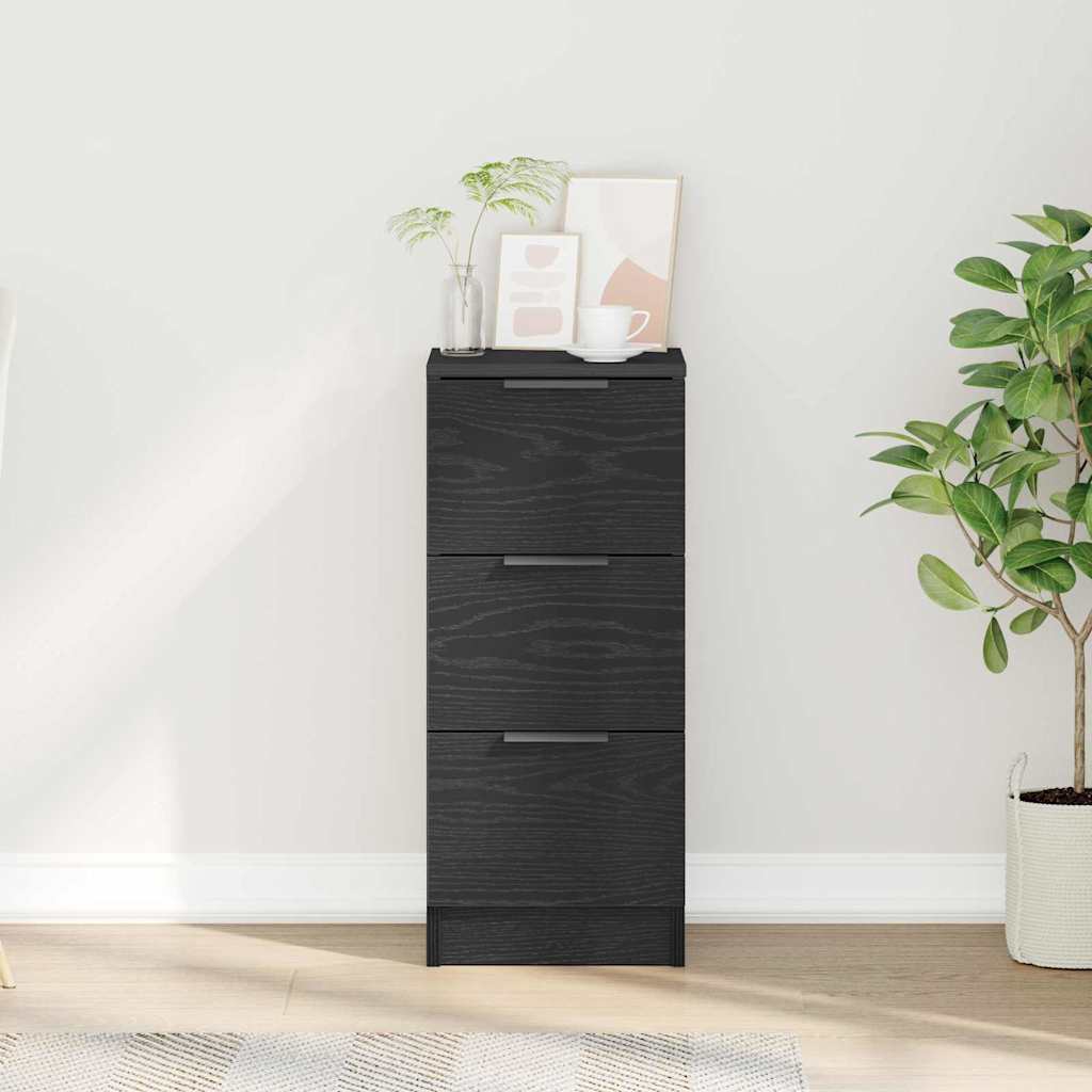 Kreveta s ladicama Crni hrast 30 x 30 x 70 cm Konstruirano drvo