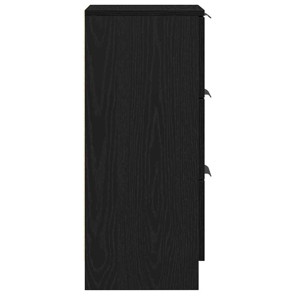 Kreveta s ladicama Crni hrast 30 x 30 x 70 cm Konstruirano drvo