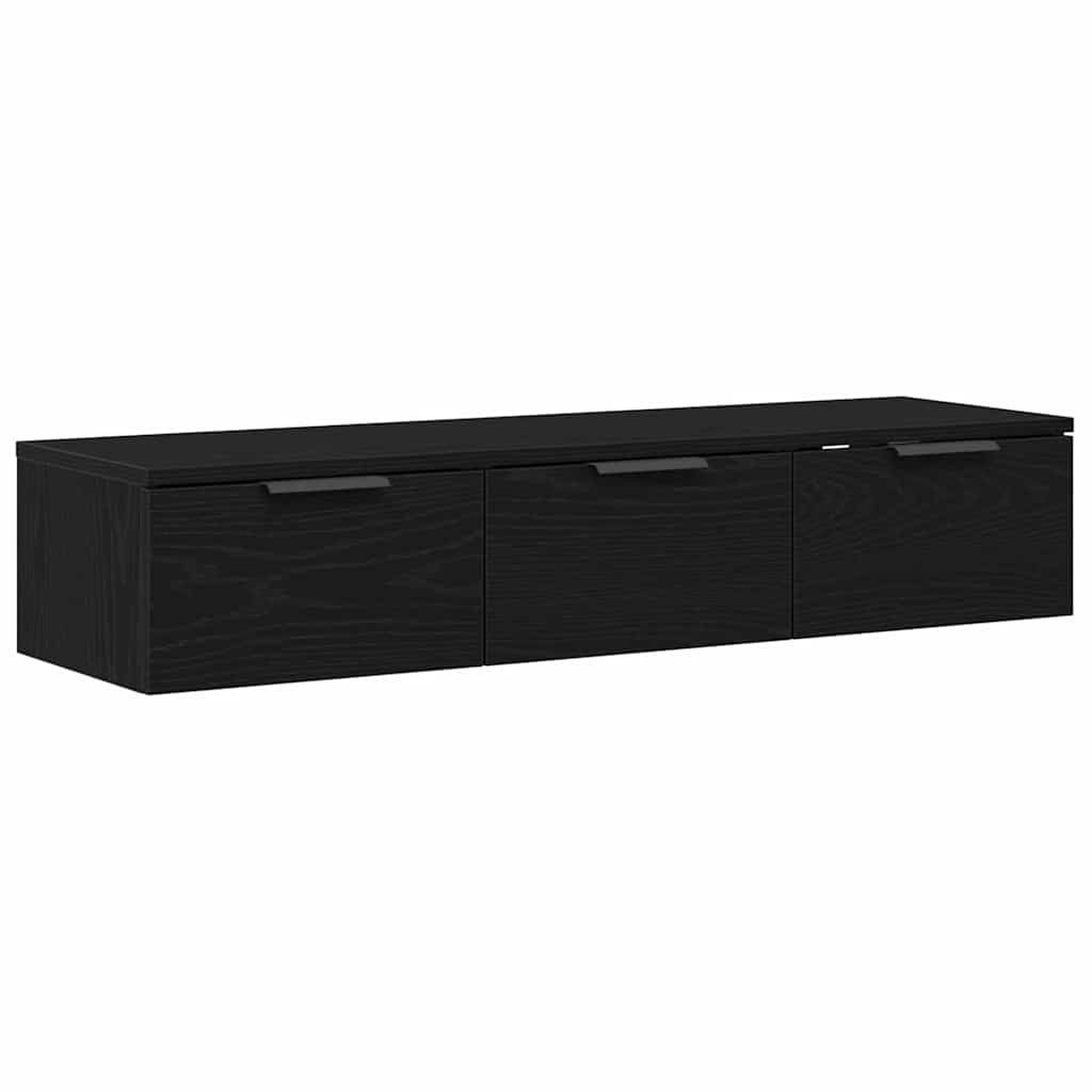 Ormar za Zid Crni hrast 102 x 30 x 20 cm Konstruirano drvo