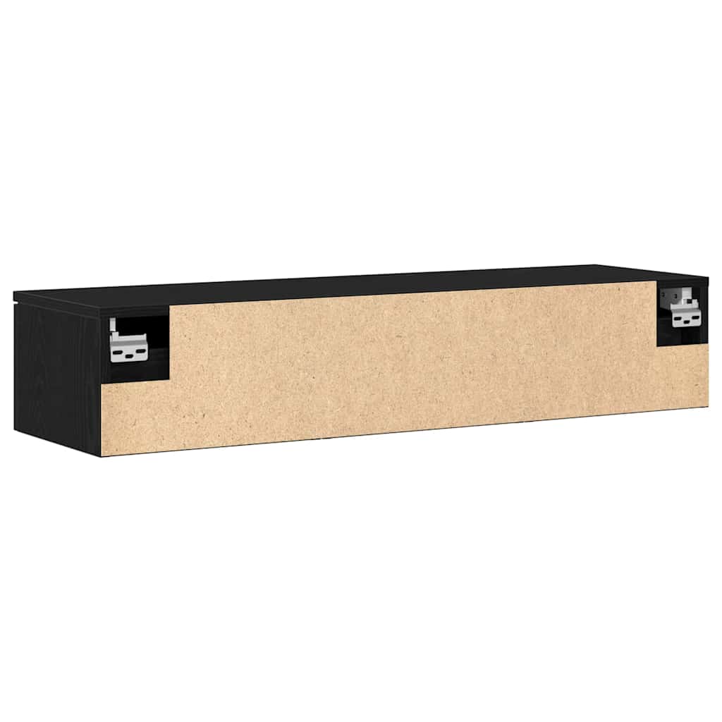 Ormar za Zid Crni hrast 102 x 30 x 20 cm Konstruirano drvo