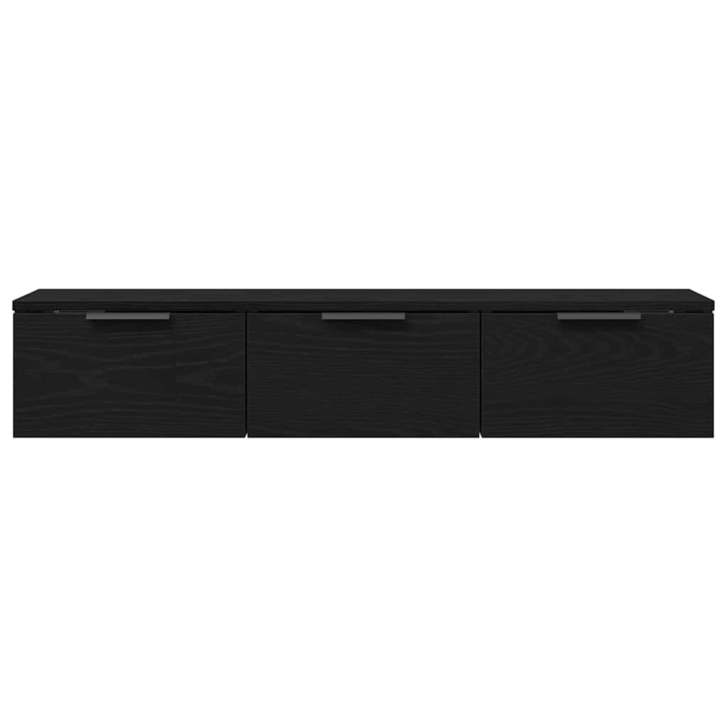 Ormar za Zid Crni hrast 102 x 30 x 20 cm Konstruirano drvo