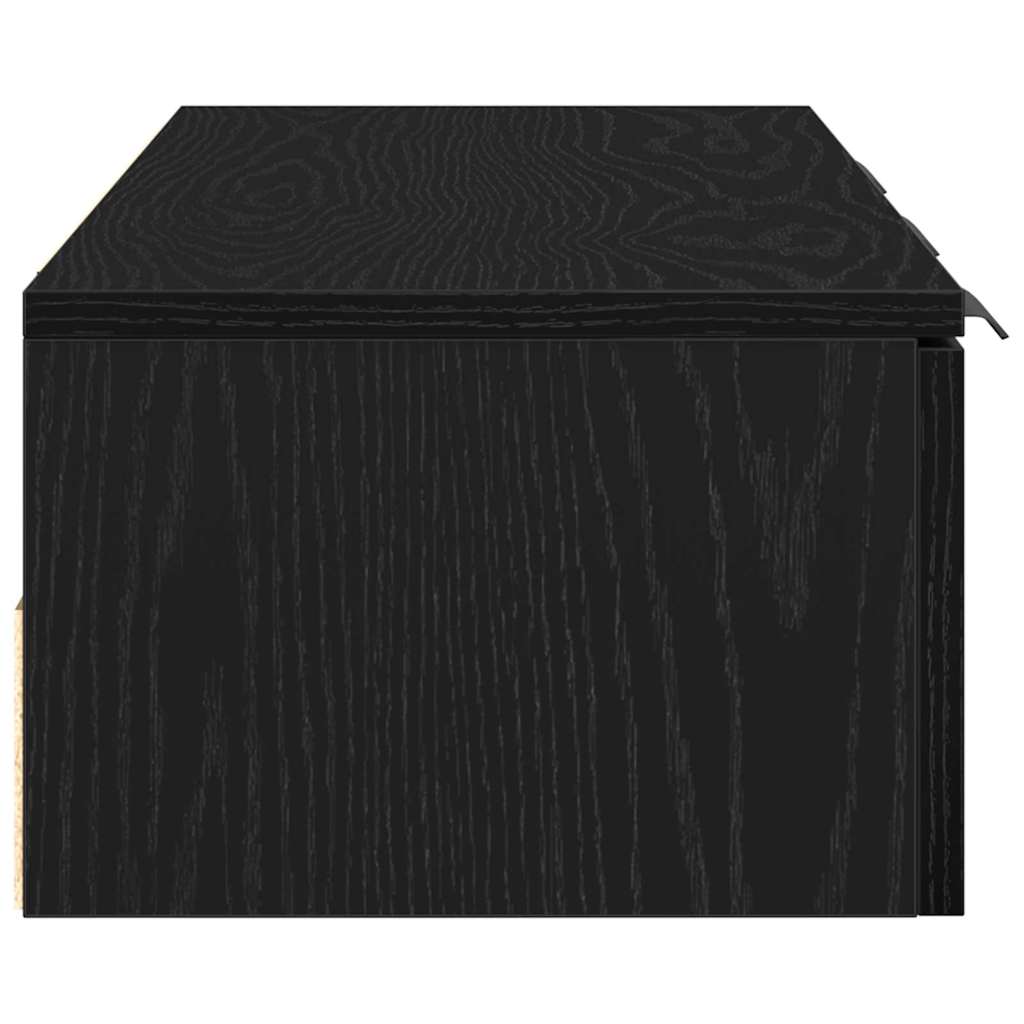 Ormar za Zid Crni hrast 102 x 30 x 20 cm Konstruirano drvo