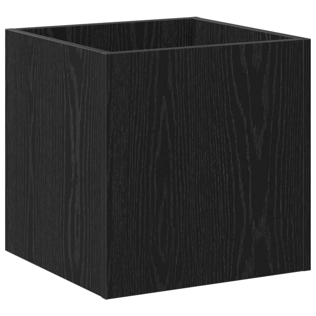 Kutija za saksije Crni hrast 40 x 40 x 40 cm Konstruirano drvo