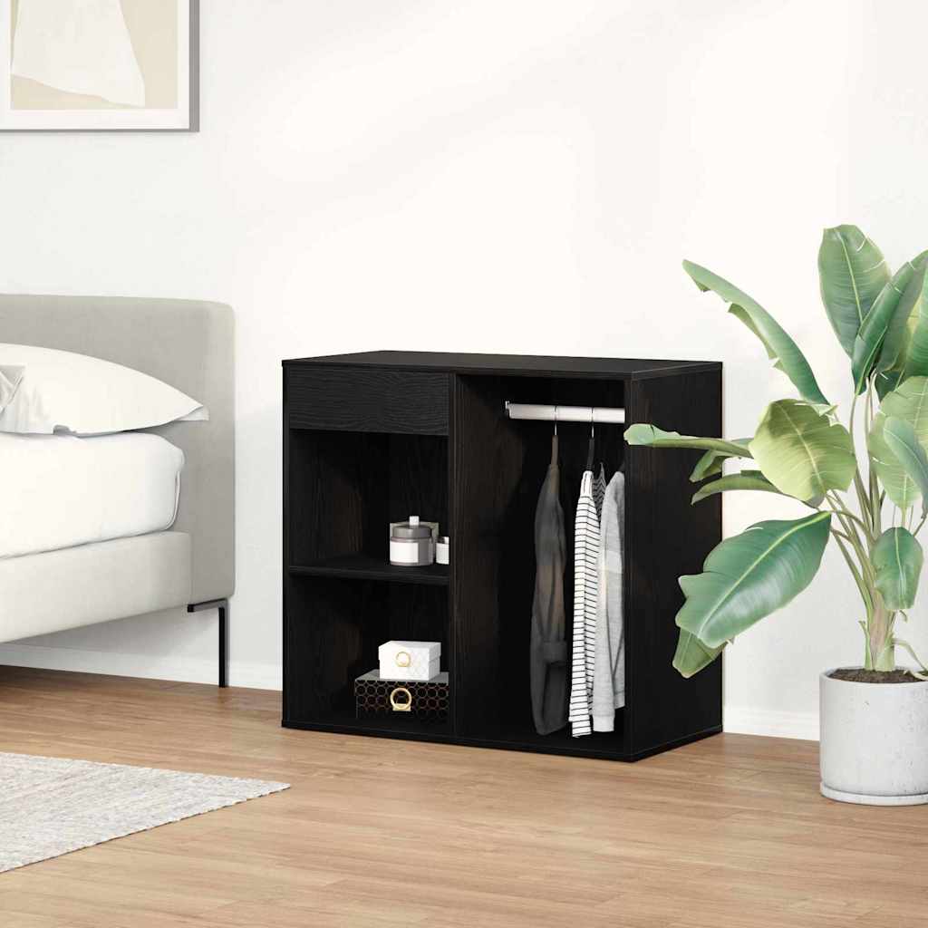 Kozmetički ormar Crni hrast 80 x 40 x 75 cm Konstruirano drvo