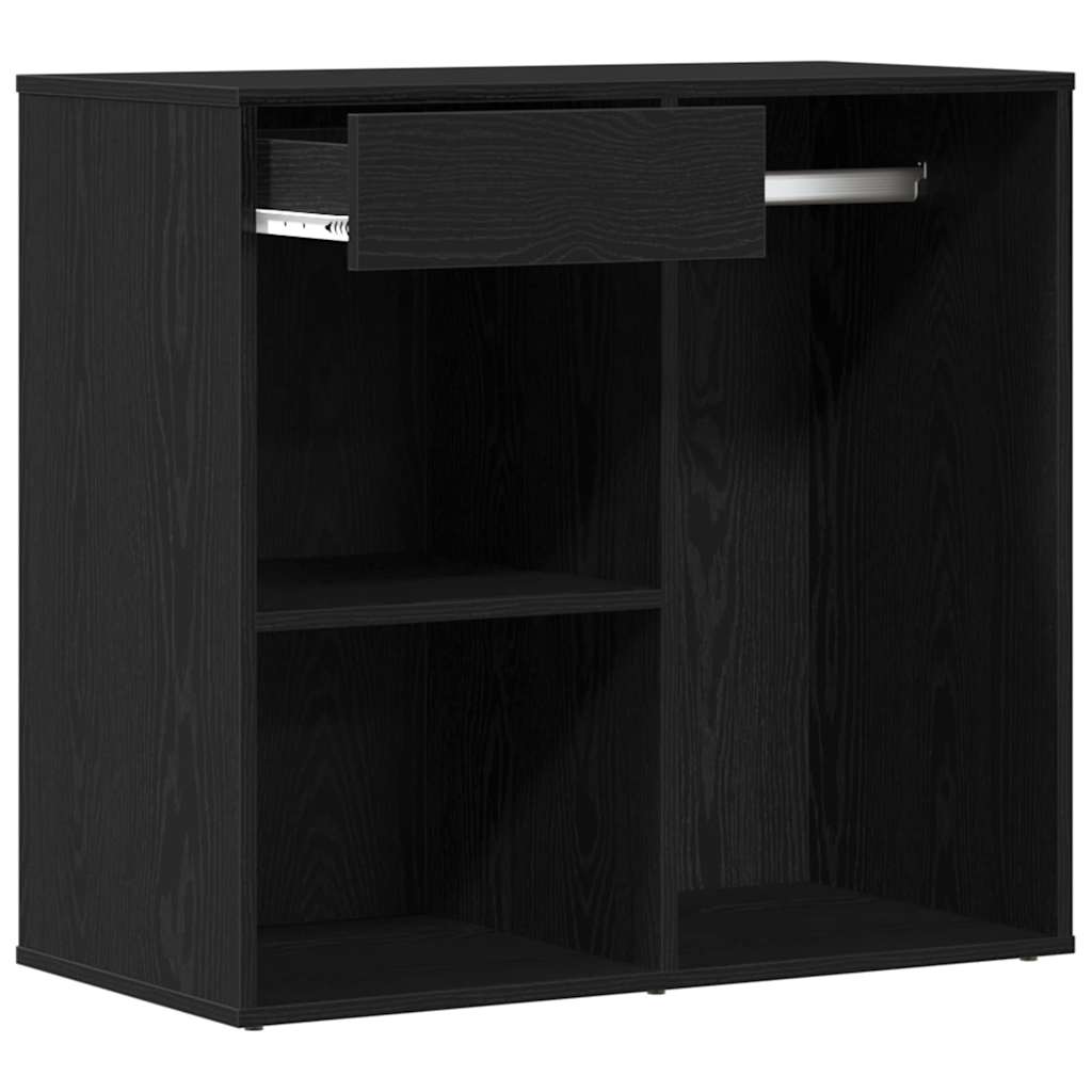 Kozmetički ormar Crni hrast 80 x 40 x 75 cm Konstruirano drvo