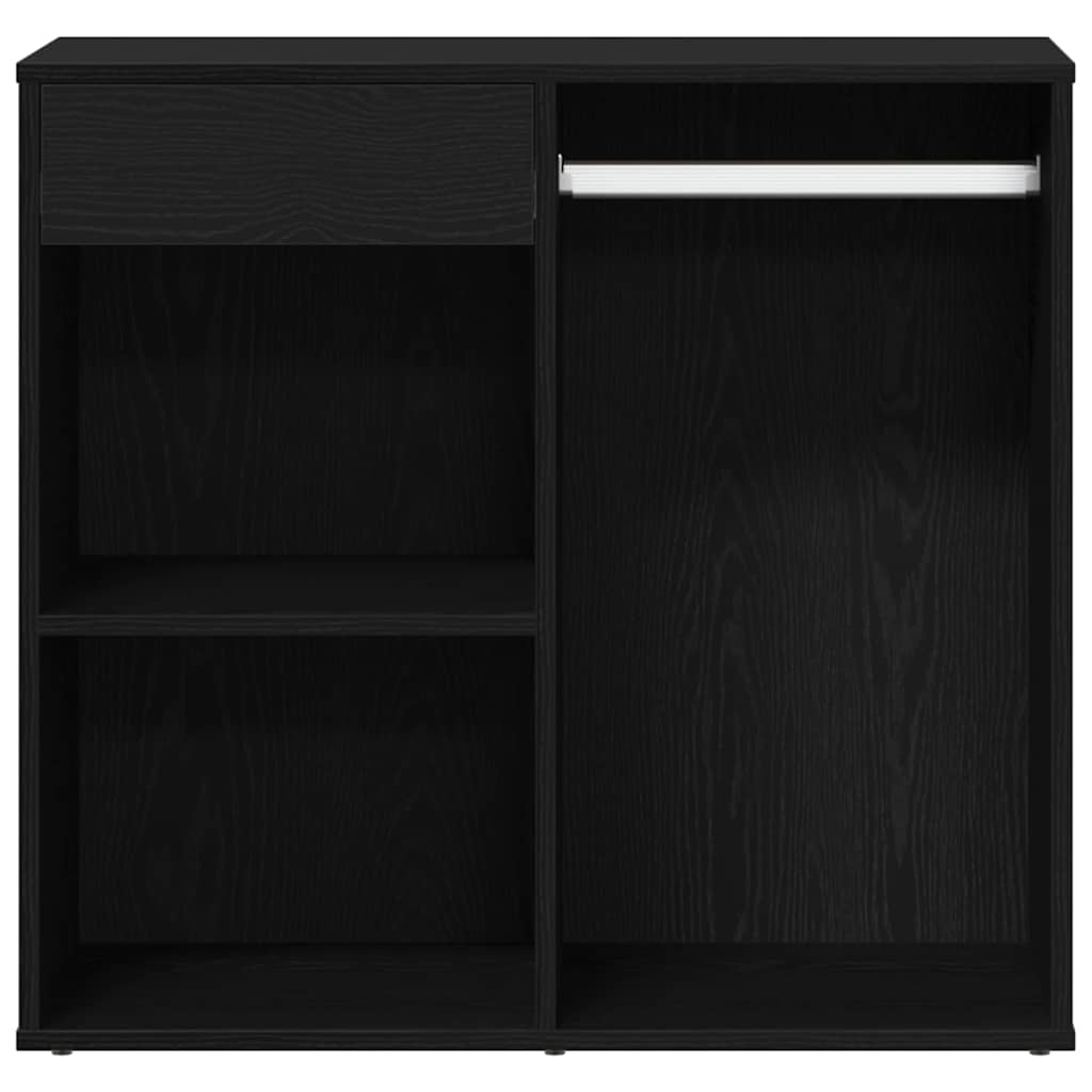 Kozmetički ormar Crni hrast 80 x 40 x 75 cm Konstruirano drvo