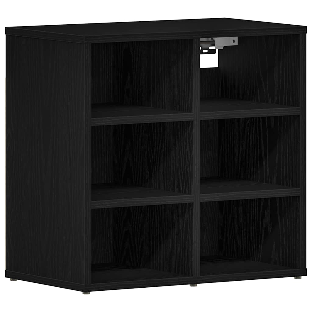 Ormar za cipele Crni hrast 52 x 30 x 50,5 cm Konstruirano drvo