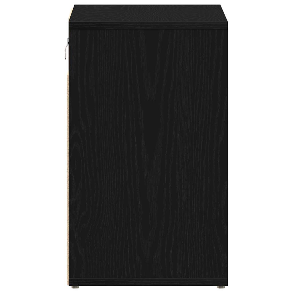 Ormar za cipele Crni hrast 52 x 30 x 50,5 cm Konstruirano drvo