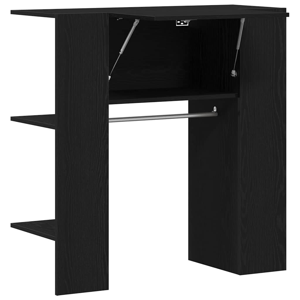 Ormar za hodnik Crni hrast 97,5 x 37 x 99 cm Konstruirano drvo