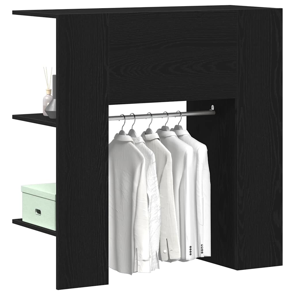Ormar za hodnik Crni hrast 97,5 x 37 x 99 cm Konstruirano drvo