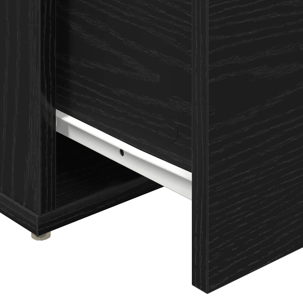 Komoda Crni hrast 40,5 x 40 x 40 cm Konstruirano drvo