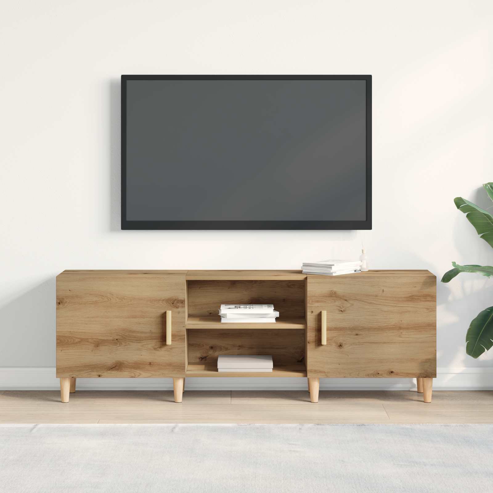 TV ormar 150 x 30 x 50 cm hrast artisan Konstruirano drvo