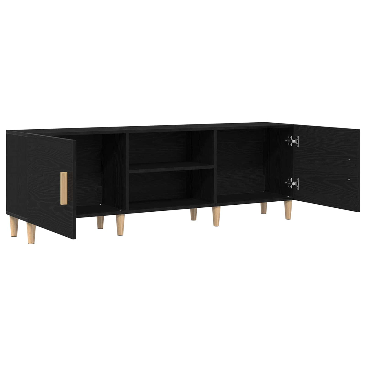 TV ormar Crni hrast 150 x 30 x 50 cm Konstruirano drvo