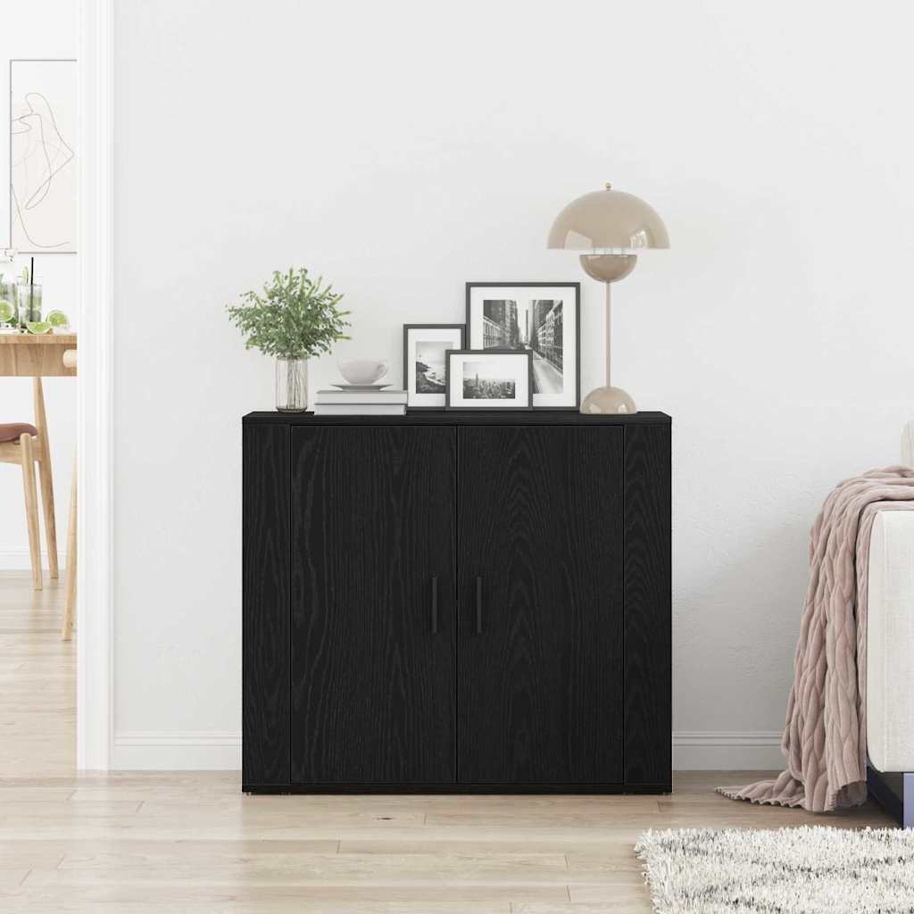 Kreveta Crni hrast 80 x 33 x 70 cm Konstruirano drvo