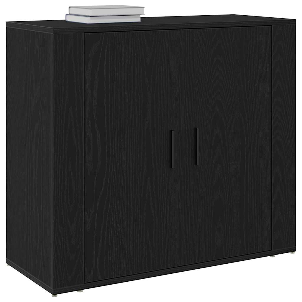 Kreveta Crni hrast 80 x 33 x 70 cm Konstruirano drvo